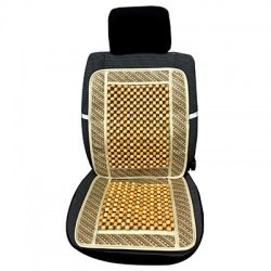 Подложка за автомобилна седалка - масажна с дървени топчета и 3 въжета.